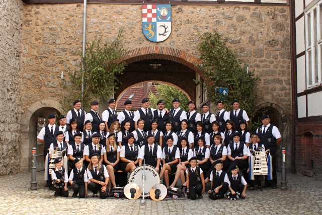 Gruppenbild des Spielmannszuges Walkenried 2012