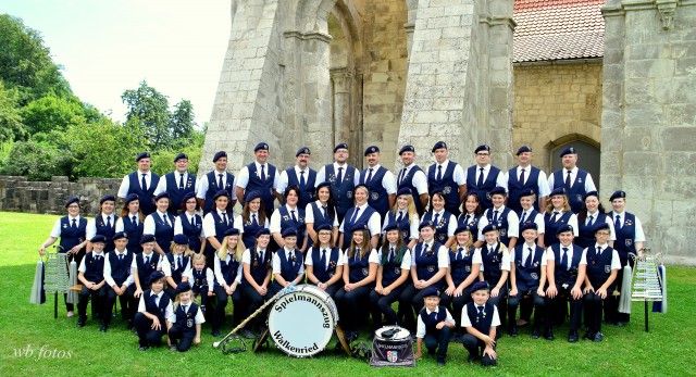 Gruppenbild des Spielmannszuges Walkenried 2016